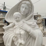 Mary with child statue