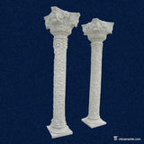 Carved crown and body column CL-04