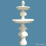 Two layers marble fountain S-FTN04