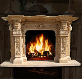 fire stone fireplace/fireplace mantel contemporary FC-FP88