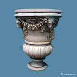 Garden Sculptures Marble pot FLP-06