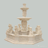 The 8 cherubs marble fountain P-FTN02