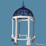 White marble gazebo GZB-01